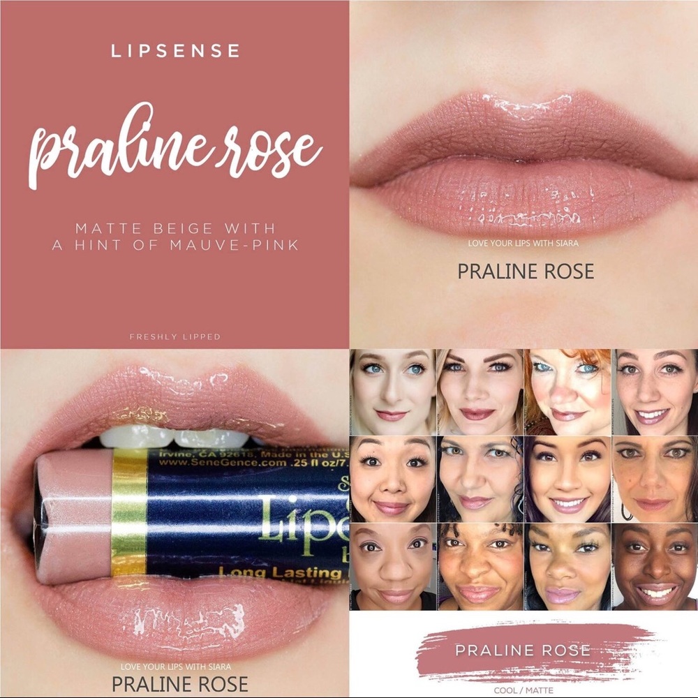 Praline rose lipsense